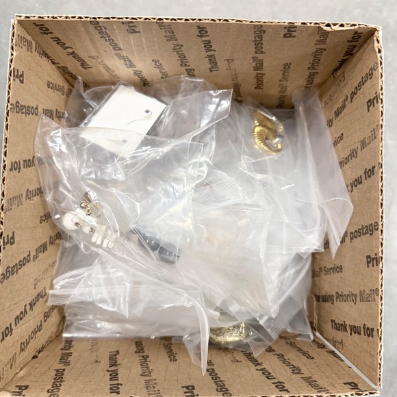 Bulk Jewelry Box 2 Pounds 4 Ounces Variety Craft Wearable Fashion Mystery Fun - Picture 5 of 9